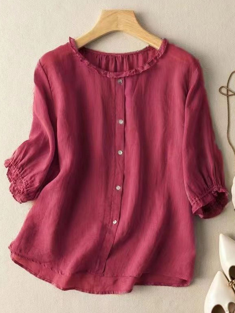 Wine Red Women Shirts