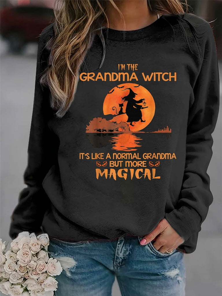 Casual Crew Neck Long Sleeve Plain Fashion Regular Sweatshirt