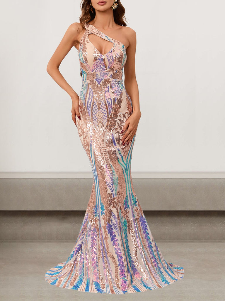 Sexy Sleeveless Asymmetrical Plain Tight Maxi Dress