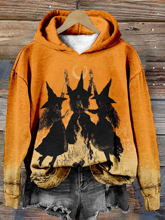 Casual Long Sleeve Hoodie Halloween Fashion Regular Hoodie
