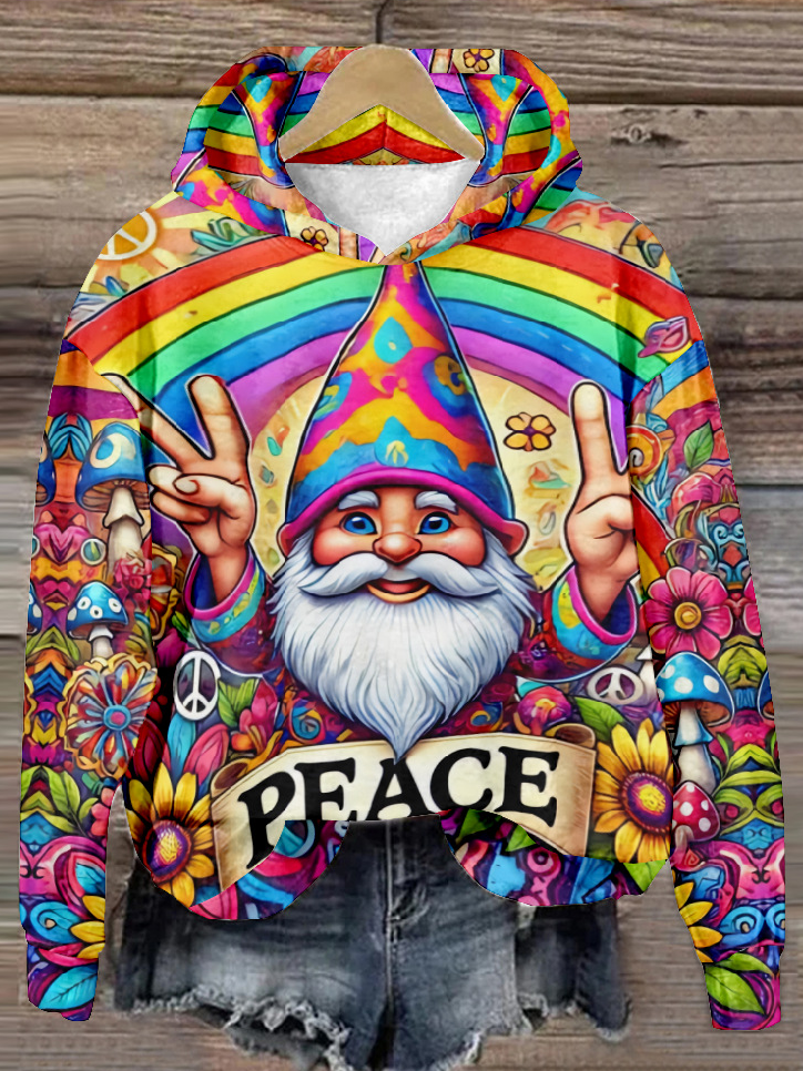 Fashion Long Sleeve Hoodie Floral Animal Casual Regular Sweatshirt