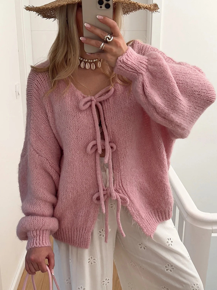 Loose Long Sleeve Plain Fashion Regular Sweater