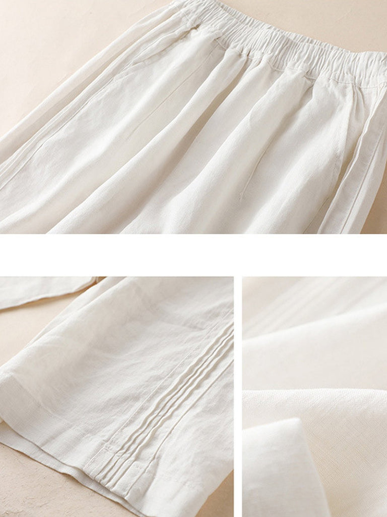 White Women Pants