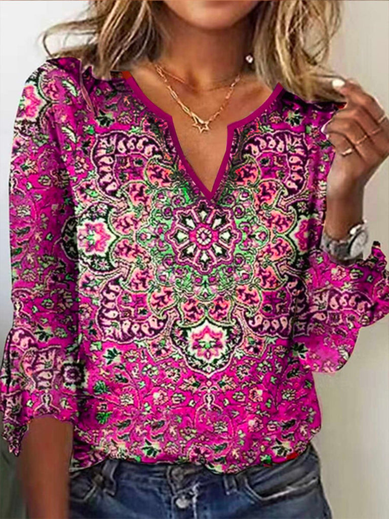 Multicolor Plus Size T-shirts