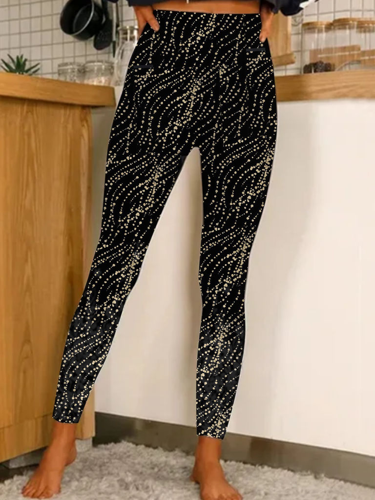 Fashion Printed Tight Ankle Leggings