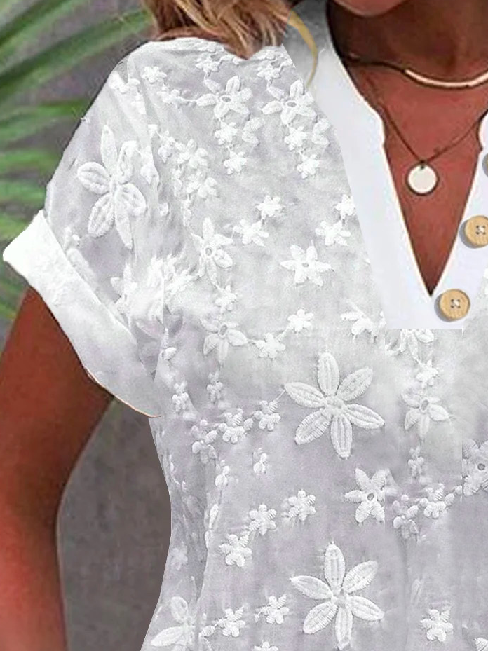 White Plus Size Blouses