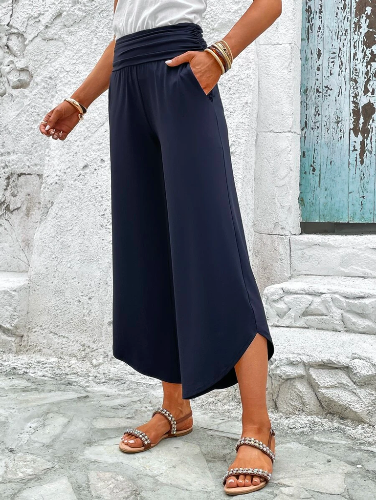 Blue Women Pants