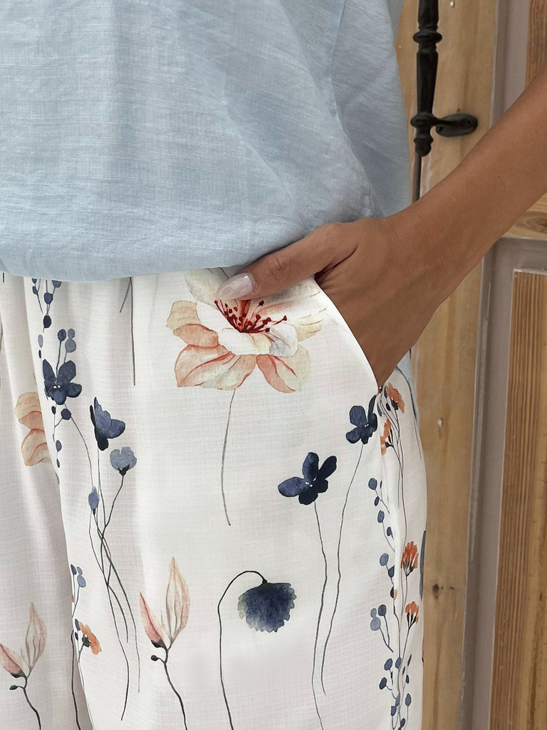 White Women Pants