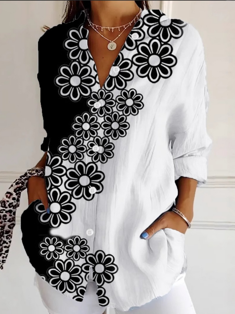Blue Plus Size Shirts