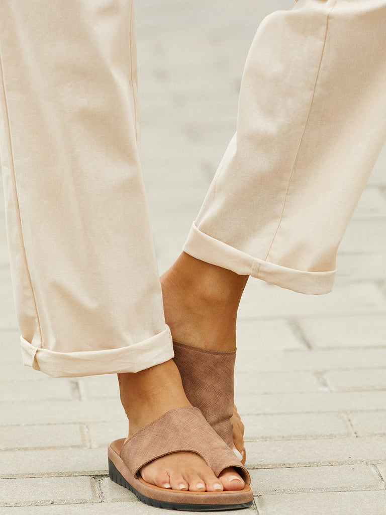 Khaki Women Pants