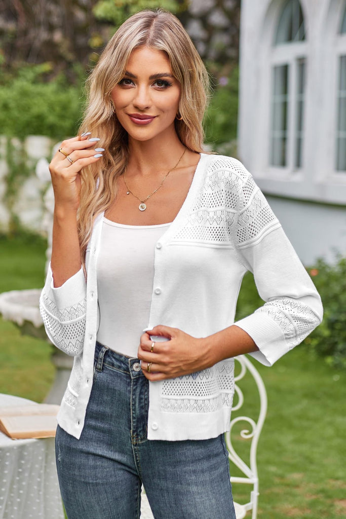 White Women Cardigans