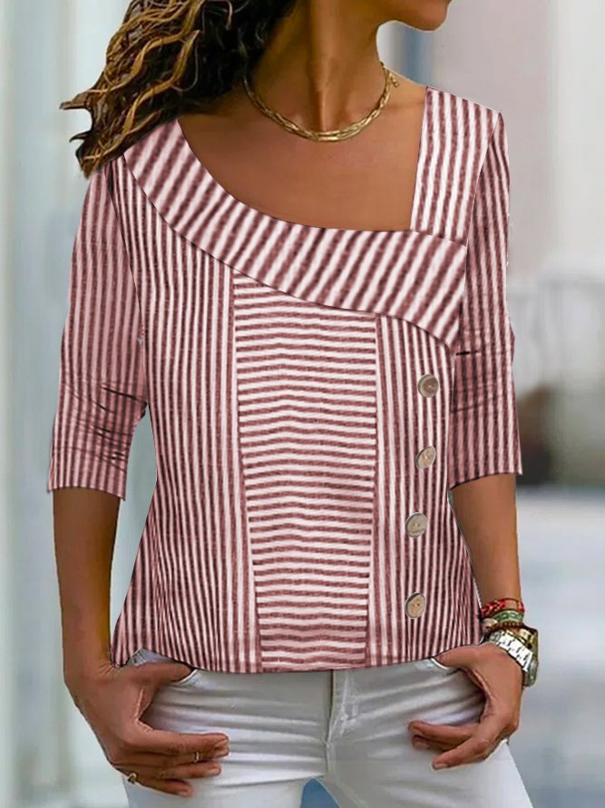 Blue Plus Size Blouses