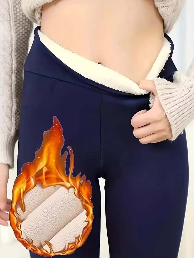 Fashion Plain Tight Ankle Leggings