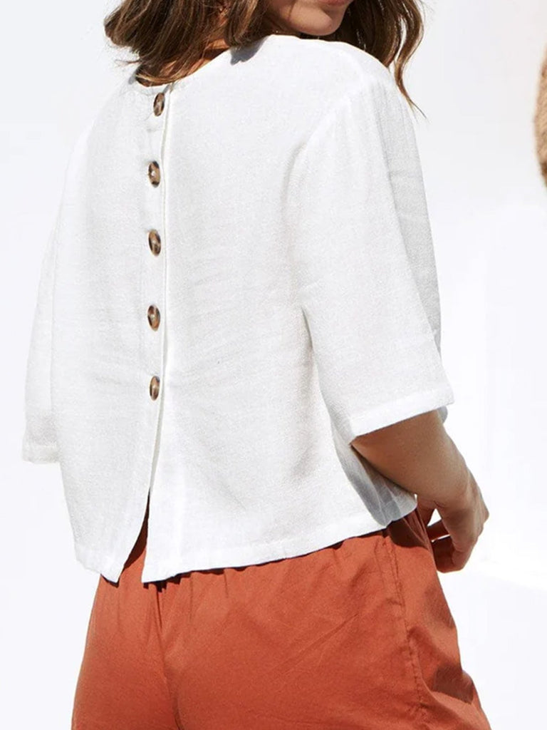 White Plus Size Blouses