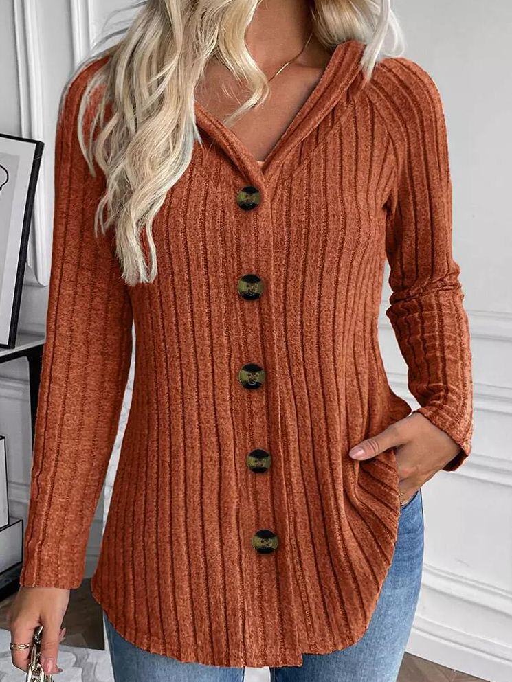 Loose Hoodie Long Sleeve Color Block Fashion Regular Jacket