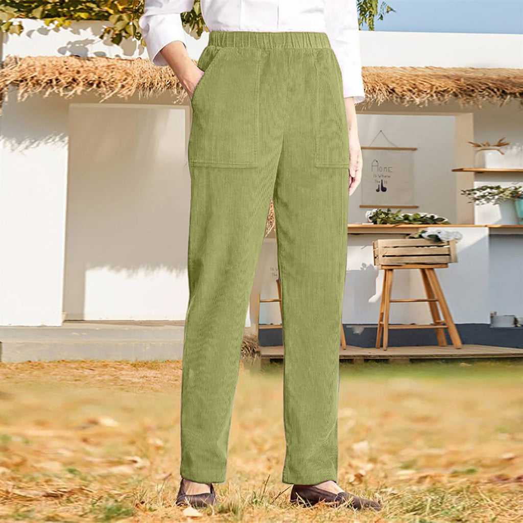 Gray Women Pants