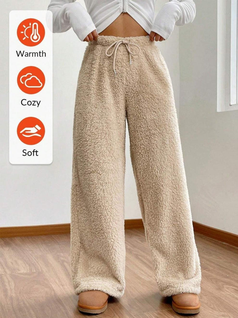 Fashion Plain Loose Long Pants