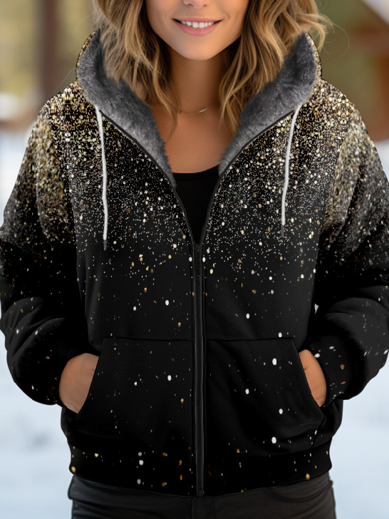 Loose Hoodie Long Sleeve Christmas Fashion Regular Jacket