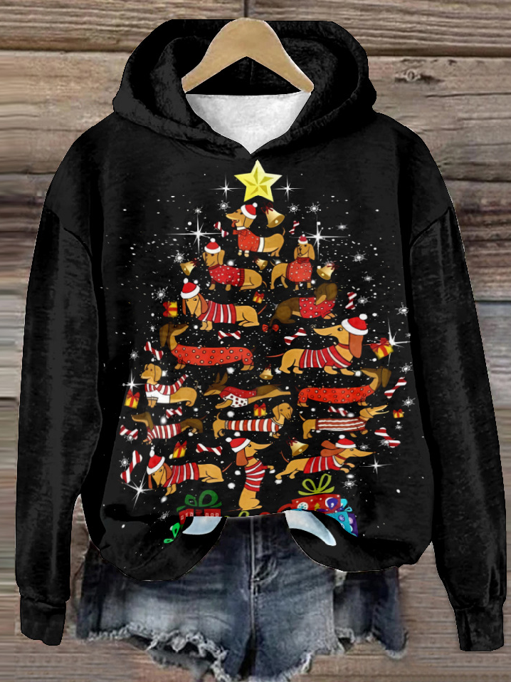 Fashion Long Sleeve Hoodie Christmas Casual Regular Sweatshirt