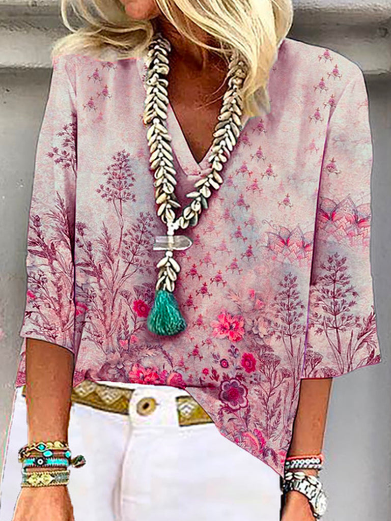 Blue Plus Size Blouses