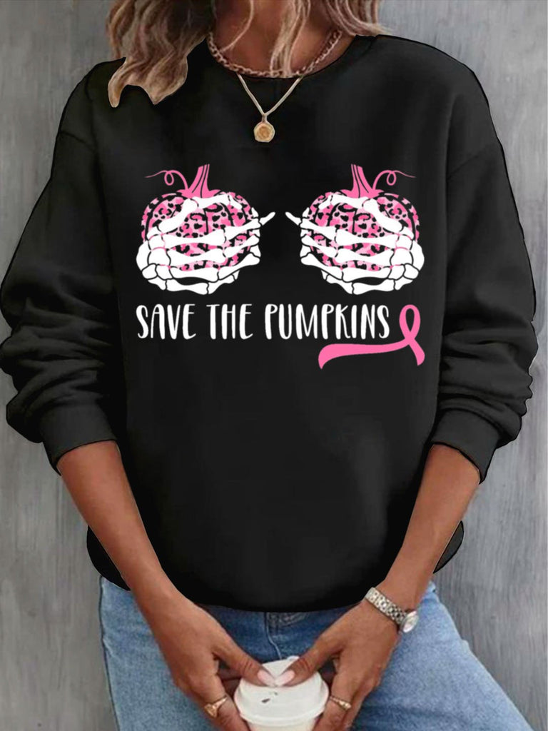 Casual Crew Neck Long Sleeve Letter Pattern Fashion Regular Sweatshirt