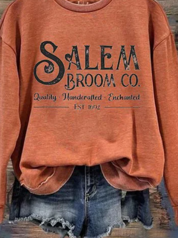 Orange Plus Size Hoodies & Sweatshirts