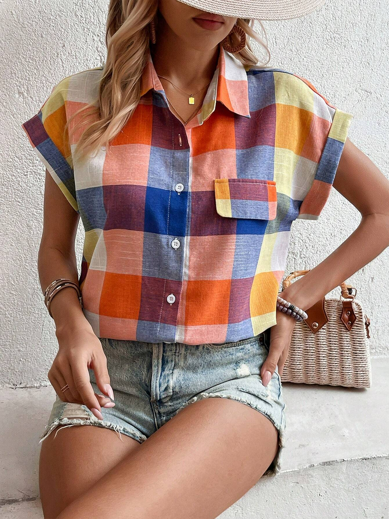 Multicolor Plus Size Shirts