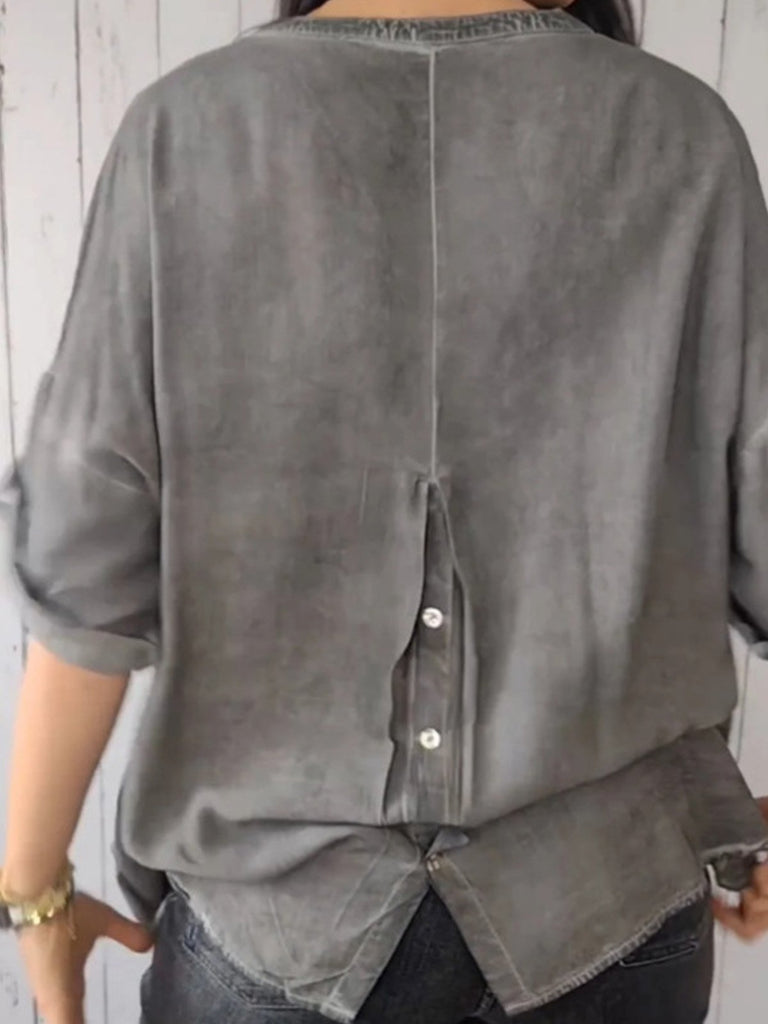 Blue Plus Size Blouses