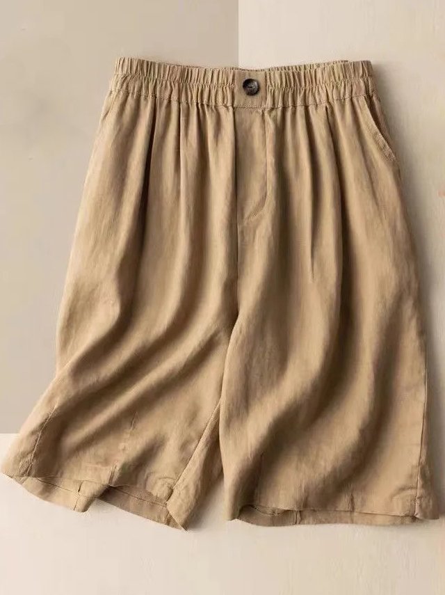 Yellow Women Shorts