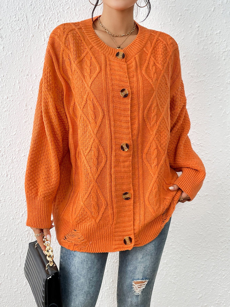Orange Women Cardigans