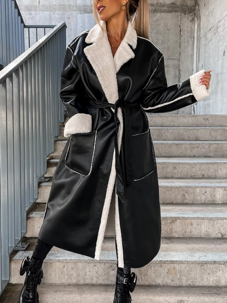 Loose Long Sleeve Plain Fashion Regular Jacket