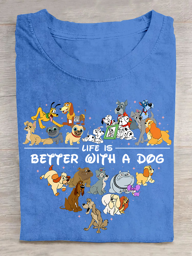 Blue Plus Size T-shirts