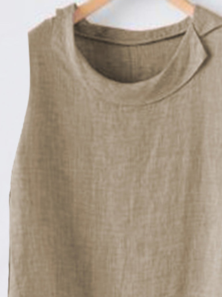 Khaki Women Tanks & Camis