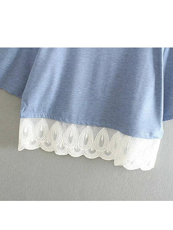 Ladies Blue T-Shirts