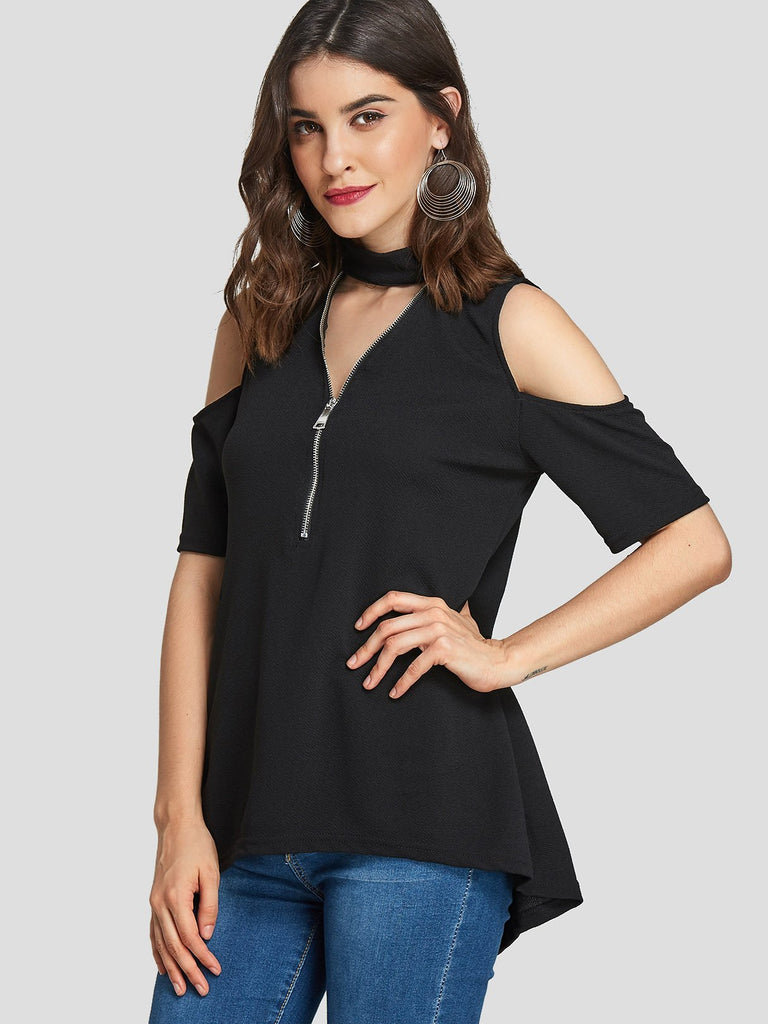 Ladies Black T-Shirts