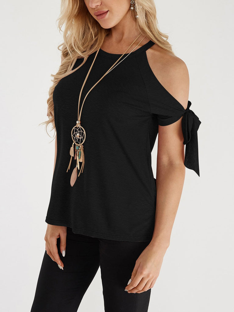 Womens Black T-Shirts