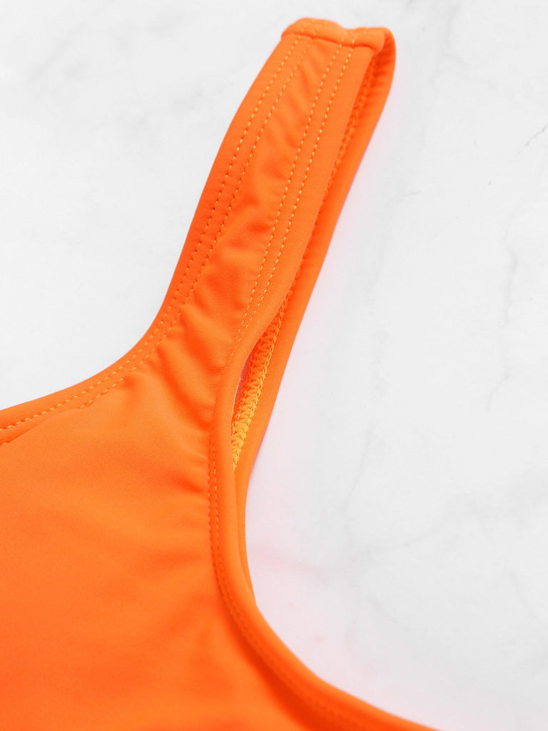Ladies Orange Bikinis