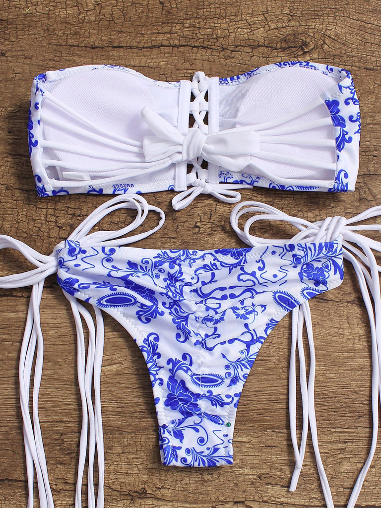 Womens White Bikinis