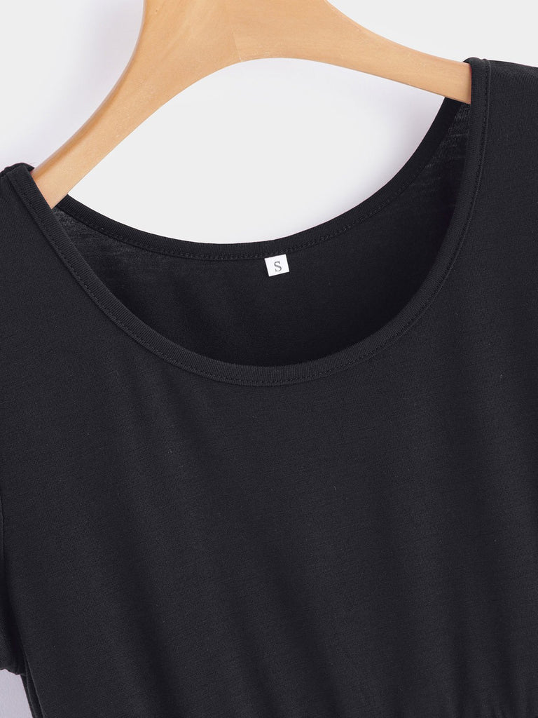 Ladies Black Midi Dresses