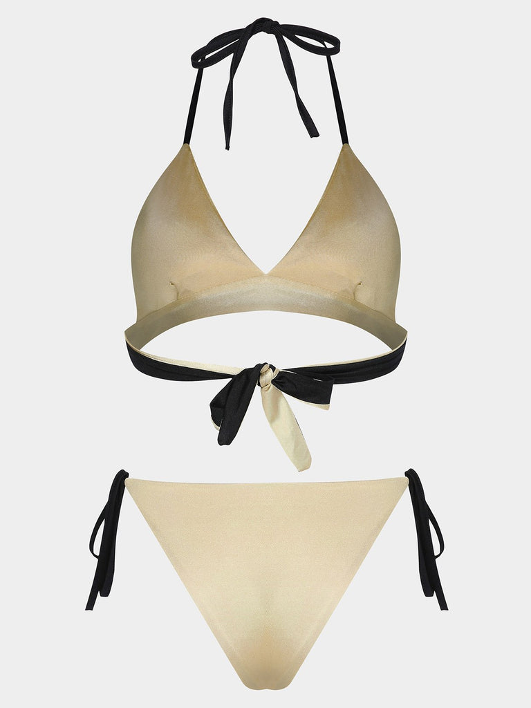 Womens Khaki Bikinis