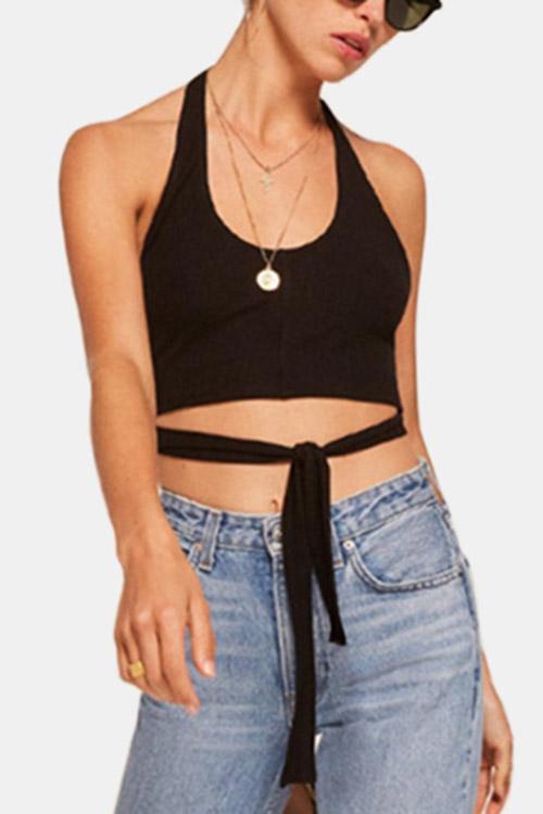 Ladies Black Camis