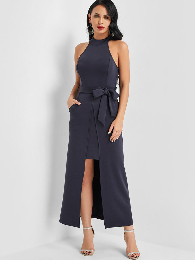 Ladies Navy Casual Dresses