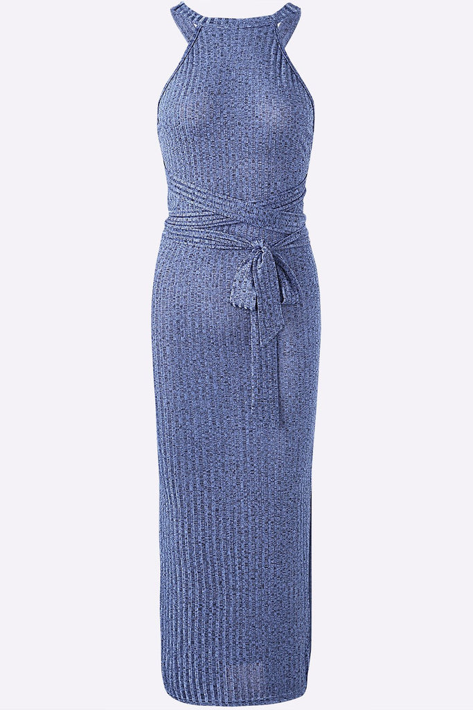 Womens Blue Midi Dresses