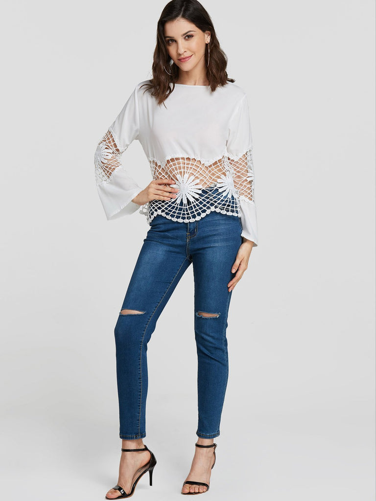 Womens White T-Shirts