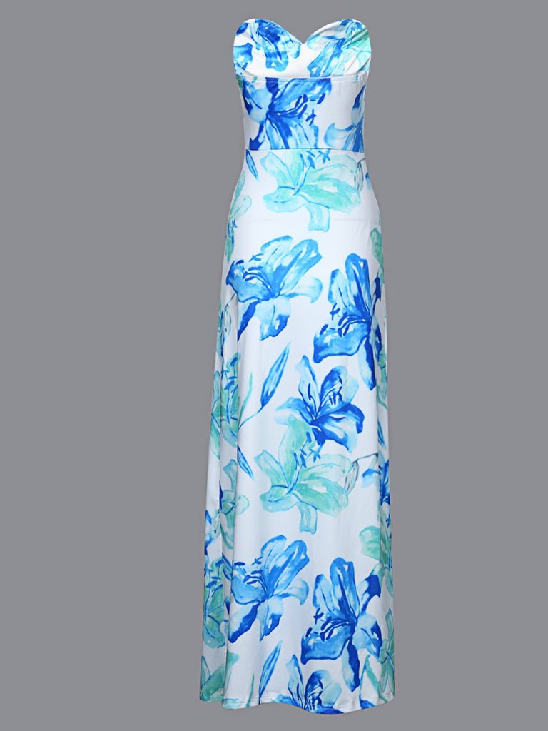 Ladies Sleeveless Maxi Dress