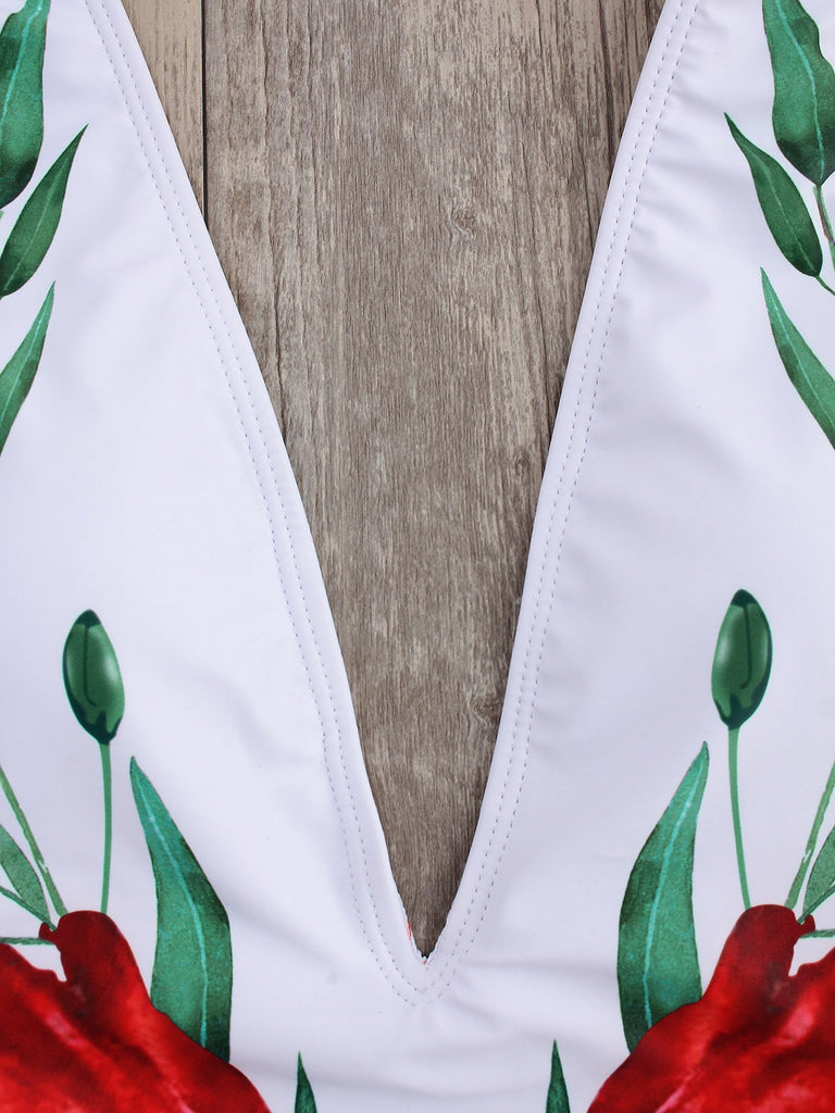 Ladies White One-Pieces