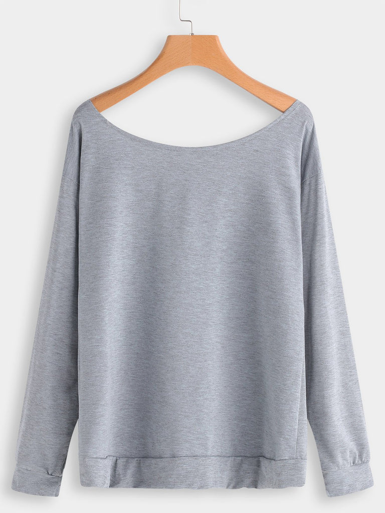Womens Grey T-Shirts
