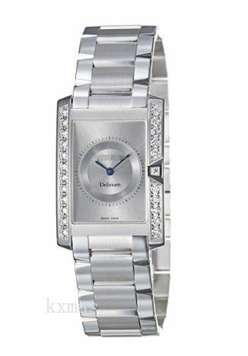 Classy Inexpensive 18Ct White Gold 17 mm Watch Band 310999_K0025725