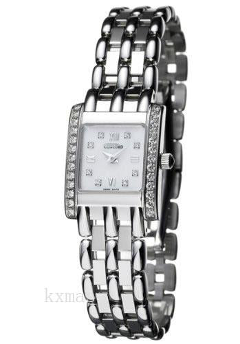 Cheap And Stylish 18Ct White Gold 12 mm Watch Band 311330_K0025709