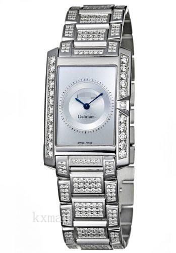 Best Affordable Designer 18Ct White Gold 17 mm Watch Band 311759_K0025694